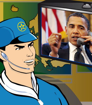 Obama and Captain Euro Discuss TTIP
