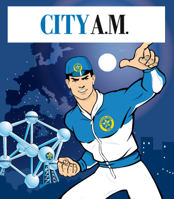 Captain Euro Featured in City AM