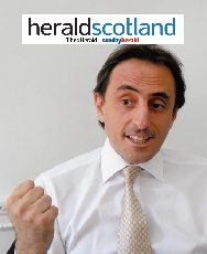 Captain Euro creator featured in The Herald Scotland about Brexit, Scottish Independence and the EU brand.